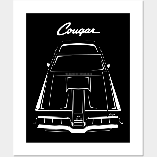 Mercury Cougar 1970 Wall Art by V8social